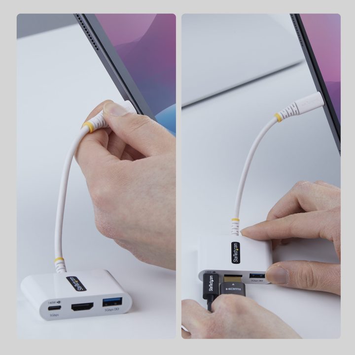 StarTech.com Dock Hub Multipuertos USB Tipo C a HDMI - Adaptador…