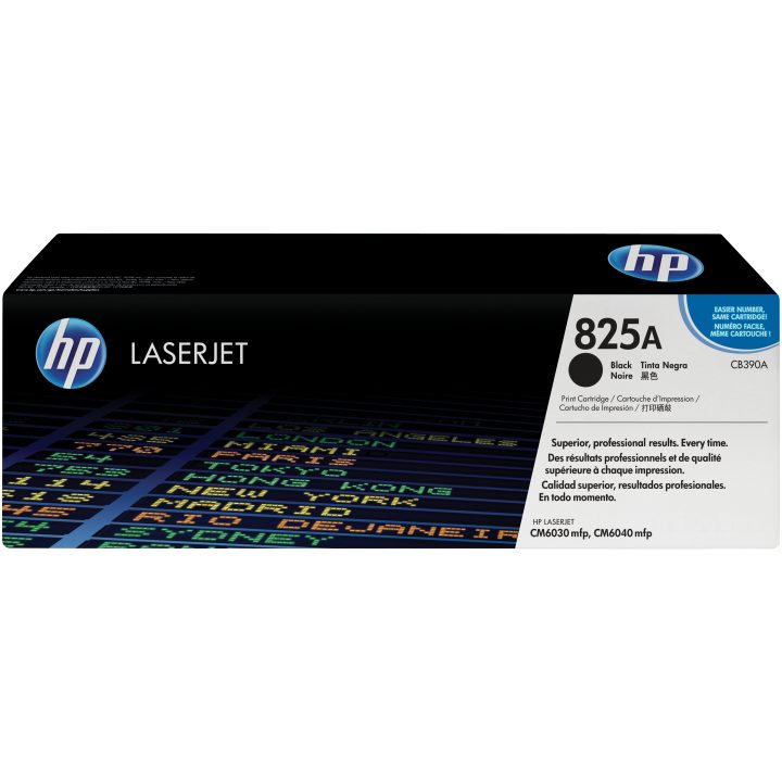 HP Cartucho de toner original LaserJet 825A preto