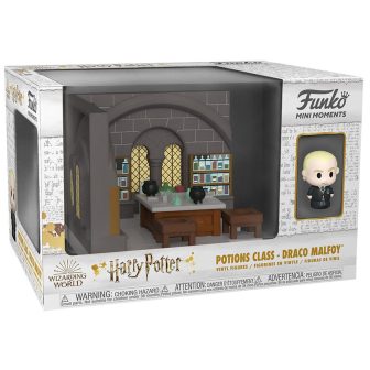Mini moments Funko Harry Potter aniversário Draco Malfoy aulas de…
