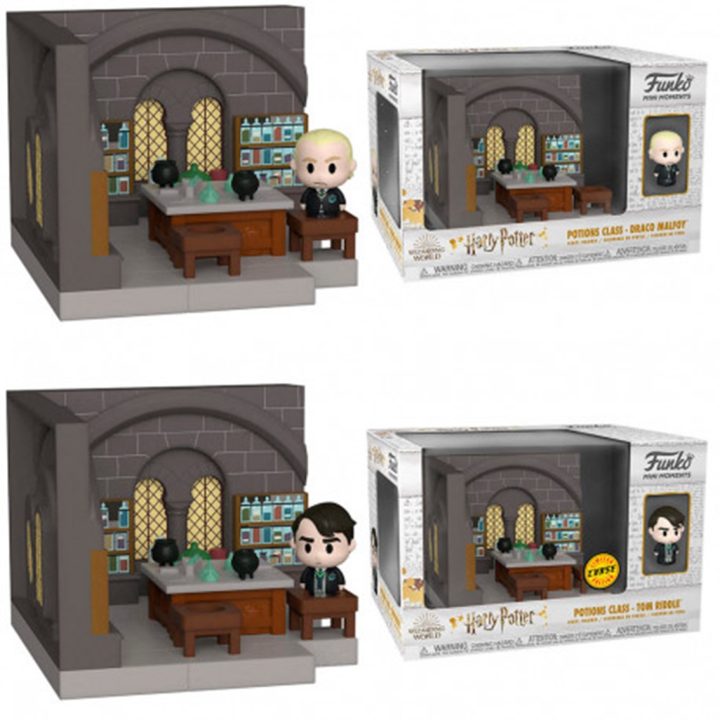 Mini moments Funko Harry Potter aniversário Draco Malfoy aulas de…
