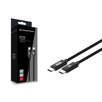 Conceptronic ETTA03B12 cable USB USB 2.0 1,2 m USB C 0,48 Gbit/s 240…