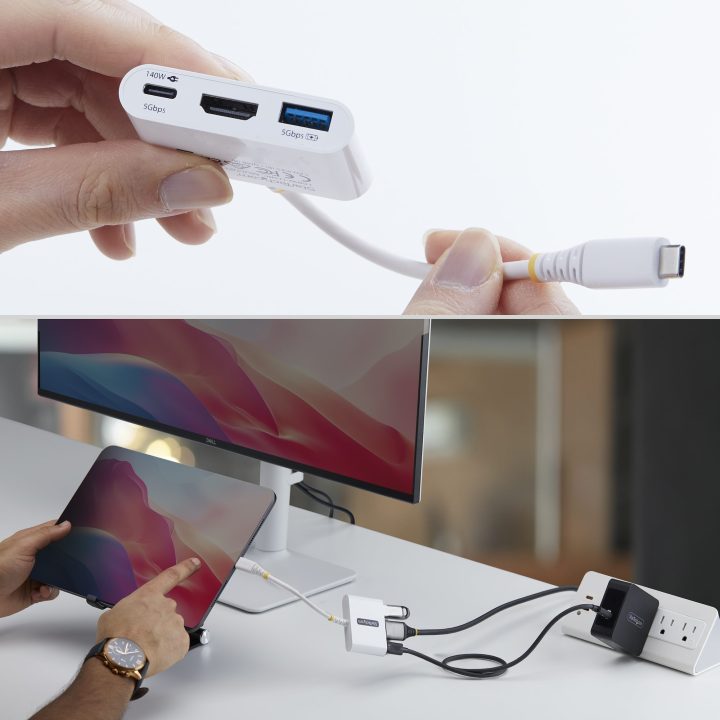 StarTech.com Dock Hub Multipuertos USB Tipo C a HDMI - Adaptador…