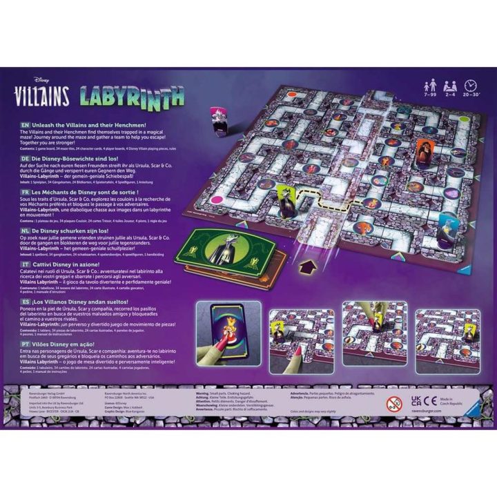 Ravensburger Labyrinth Disney Villains Board Game (27271)