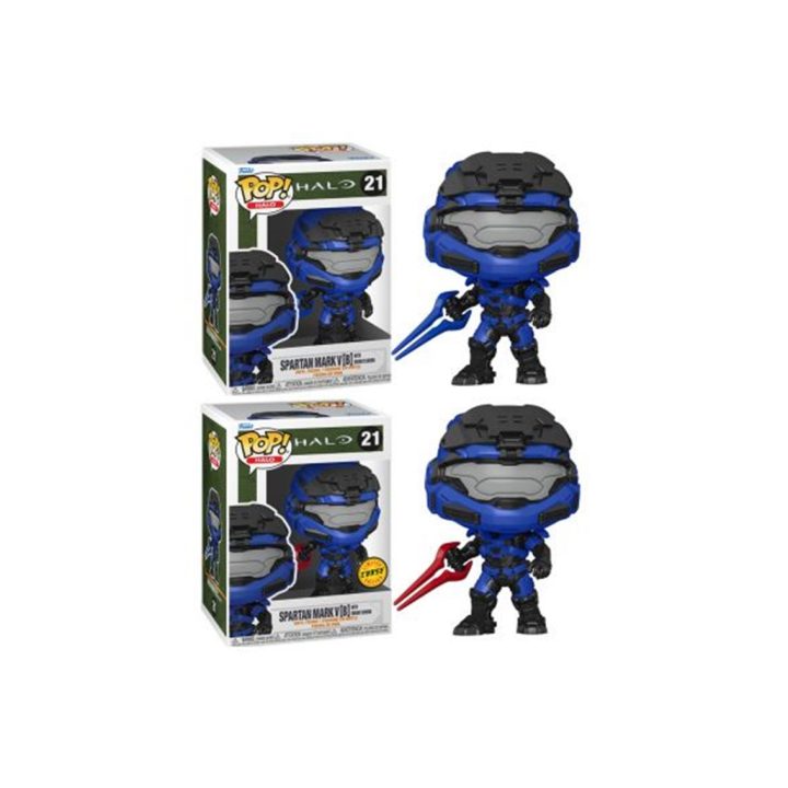 Funko Pop! Halo Infinite Mark V [b] with Blue Sword with Chase Option
