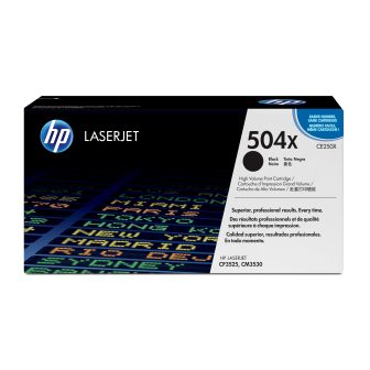 HP Cartucho de toner original LaserJet 504X de alta capacidade preto