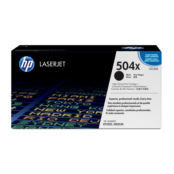 HP Original LaserJet 504X High Yield Black Toner Cartridge