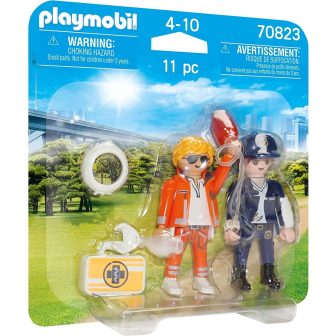 Playmobil duo pack doctor and police (70823)