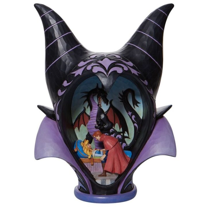 Figura Enesco Disney diorama A Bela Adormecida Maleficent style…