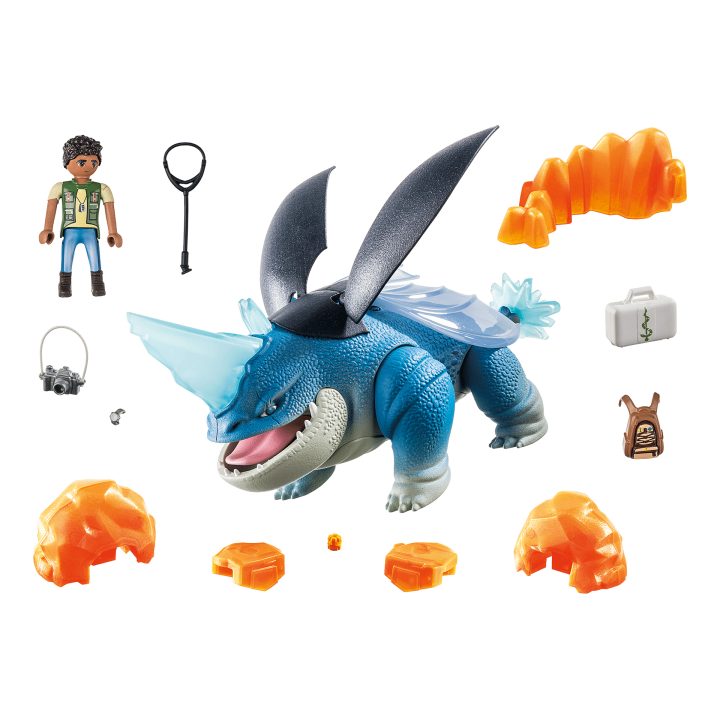 Playmobil Dragões: Nine Realms: Plowhorn & D'Angelo (71082)