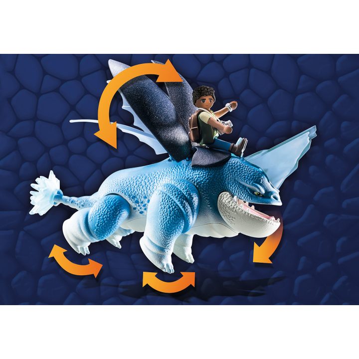 Playmobil Dragões: Nine Realms: Plowhorn & D'Angelo (71082)