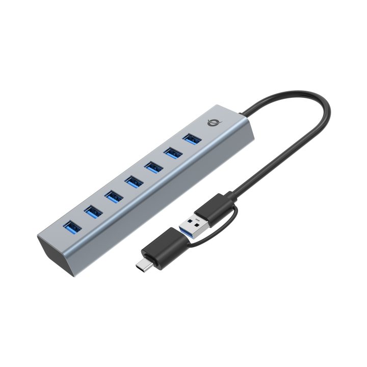 Conceptronic HUBBIES21G hub de interface USB 3.2 Gen 1 (3.1 Gen 1)…