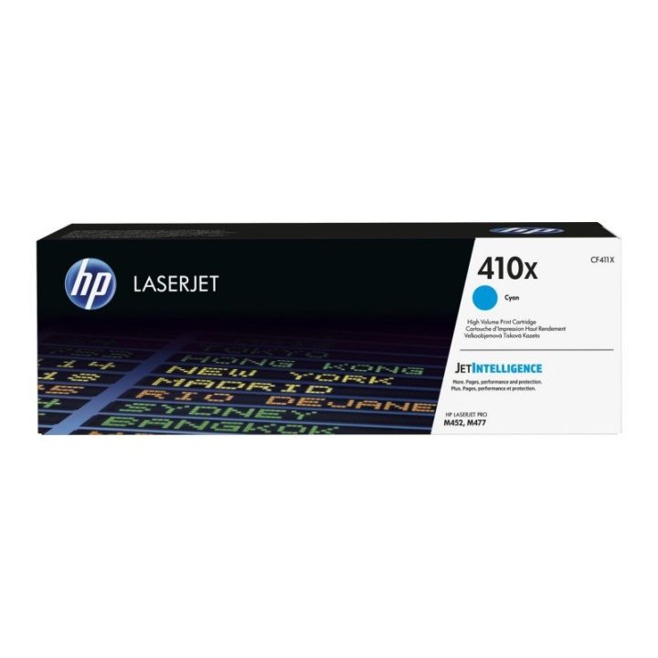 HP Cartucho de toner original LaserJet 410X ciano de alta capacidade
