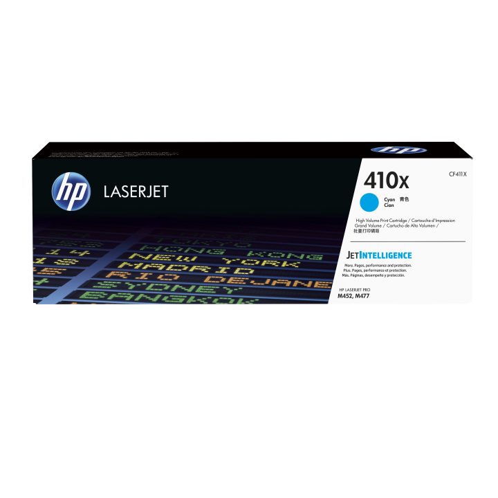 HP Cartucho de toner original LaserJet 410X ciano de alta capacidade