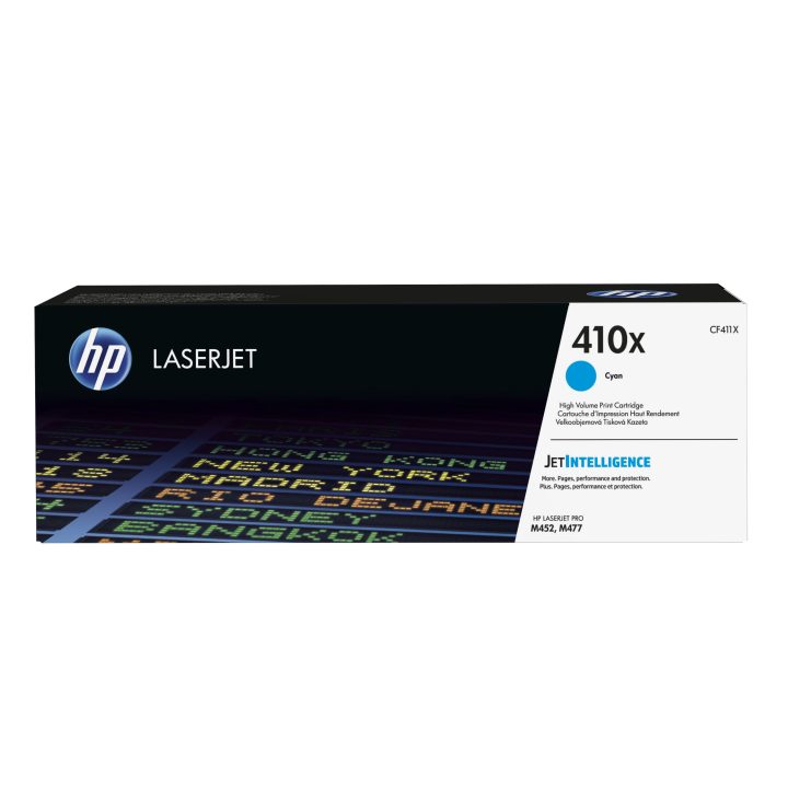 HP Cartucho de toner original LaserJet 410X ciano de alta capacidade