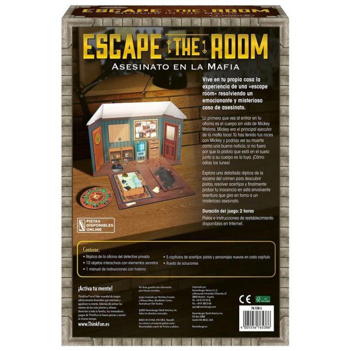 Ravensburger Jogo de tabuleiro Escape the Room Assassinato na Máfia…
