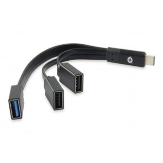 Conceptronic HUBBIES01B USB 3.2 Gen 2 (3.1 Gen 2) Type-C Interface…
