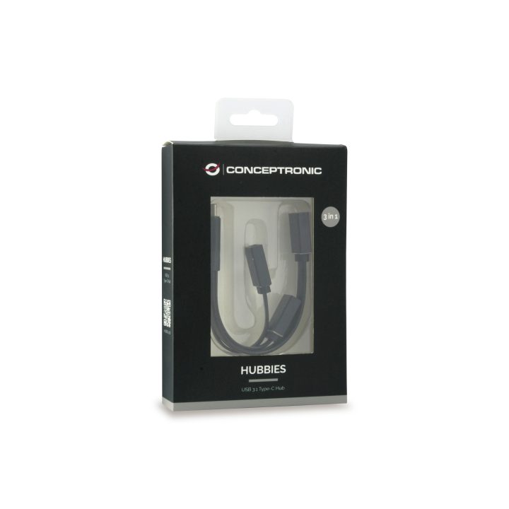 Conceptronic HUBBIES01B USB 3.2 Gen 2 (3.1 Gen 2) Type-C Interface…