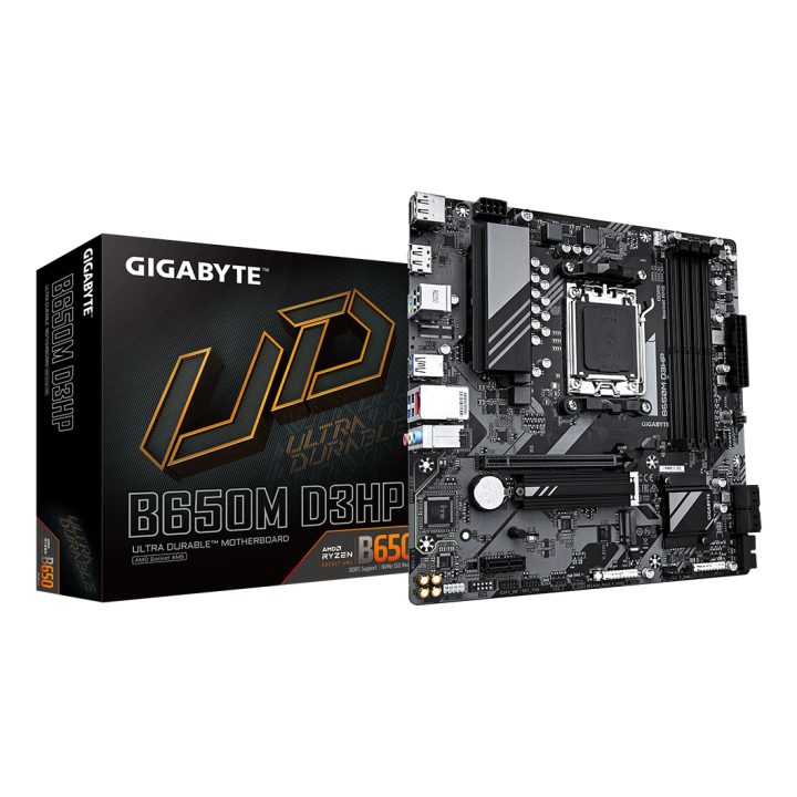 GIGABYTE B650M D3HP Motherboard - AMD Ryzen 9000 Series, 5+2+2 Phase…