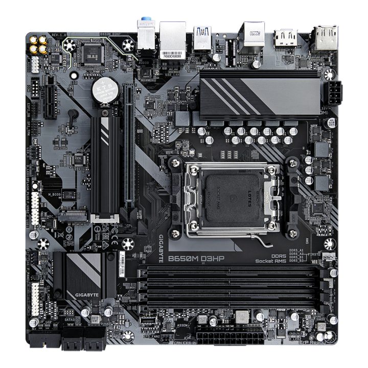 GIGABYTE B650M D3HP Motherboard - AMD Ryzen 9000 Series, 5+2+2 Phase…
