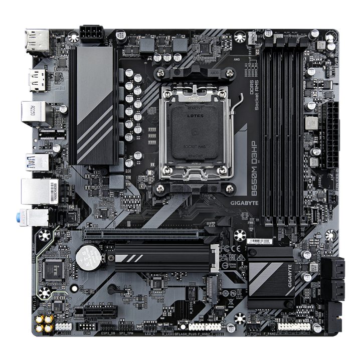 GIGABYTE B650M D3HP Motherboard - AMD Ryzen 9000 Series, 5+2+2 Phase…