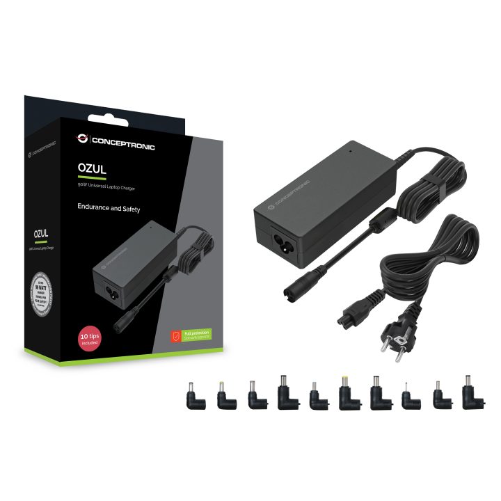 Conceptronic OZUL08B10 adaptador e inversor de corrente Interior 90 W…