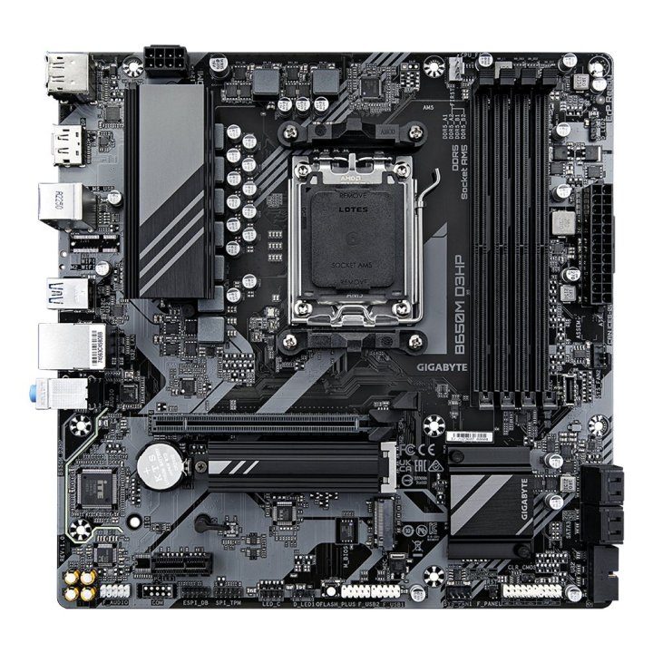 GIGABYTE B650M D3HP Motherboard - AMD Ryzen 9000 Series, 5+2+2 Phase…