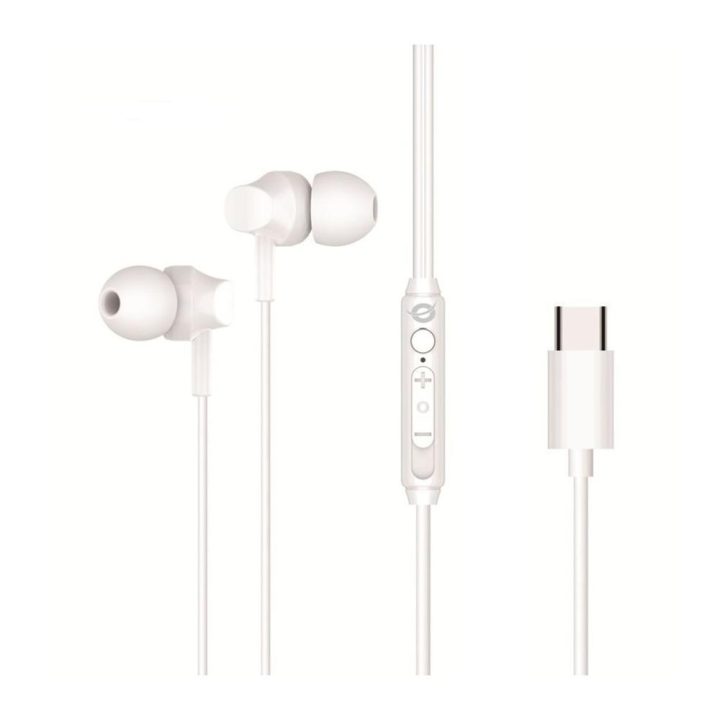 Conceptronic BRENDAN03W Earbuds Wired In-Ear Headphones Calls/Music…