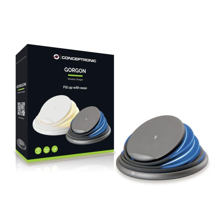 Conceptronic GORGON02G cargador de dispositivo móvil Universal Gris…