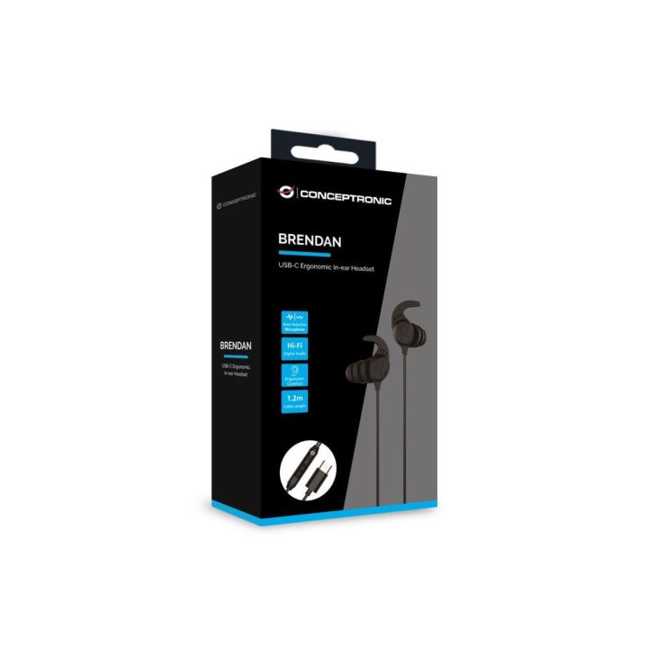Conceptronic BRENDAN05B auscultadores e auriculares Auriculares com…