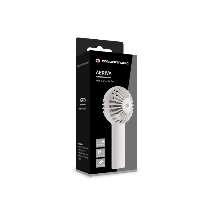 Conceptronic AERIVA01W White Personal Handheld Fan and Nebulizer…