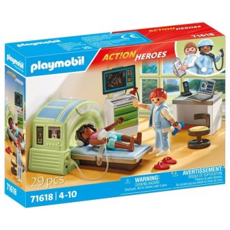 Playmobil action heroes: resonancia con paciente (71618)