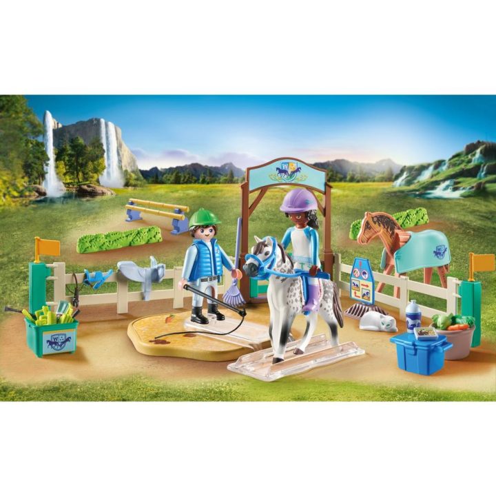 Playmobil escuela moderna de equitación (71637)