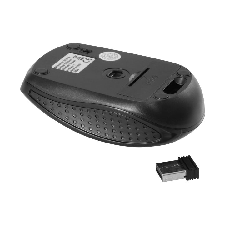 Equip 245104 ratón Viajes Ambidextro RF inalámbrico Óptico 1600 DPI
