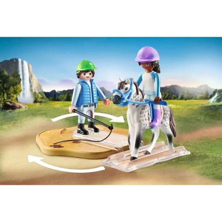 Playmobil escuela moderna de equitación (71637)