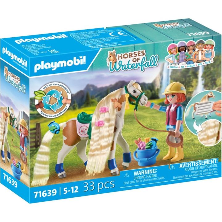 Playmobil Ellie com cavalo (71639)