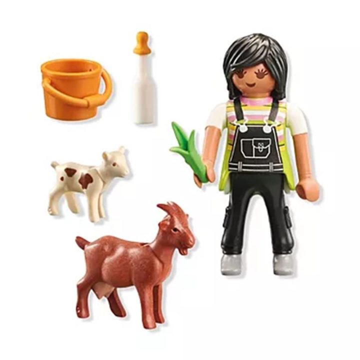 Playmobil-mujer con cabras (71759)