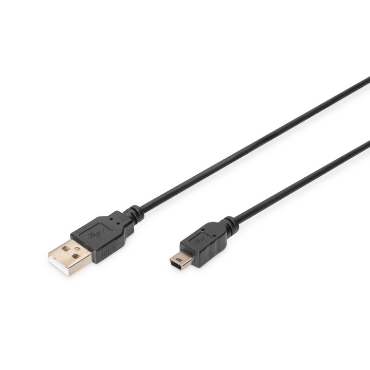 Digitus AK-300130-018-S USB Cable USB 2.0 USB A Mini-USB B 0.48…