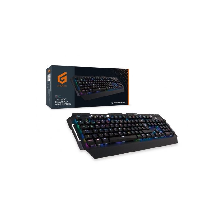 Conceptronic KRONIC Gaming Keyboard USB QWERTY Spanish Black