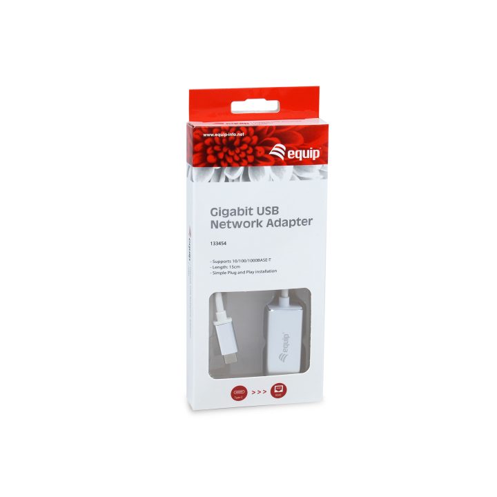 Equip USB-C to RJ45 Gigabit Network Adapter