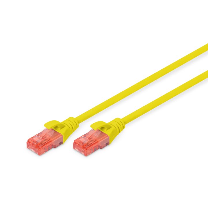 Digitus DK-1617-005/Y cable de red Amarillo 0,5 m Cat6 U/UTP (UTP)