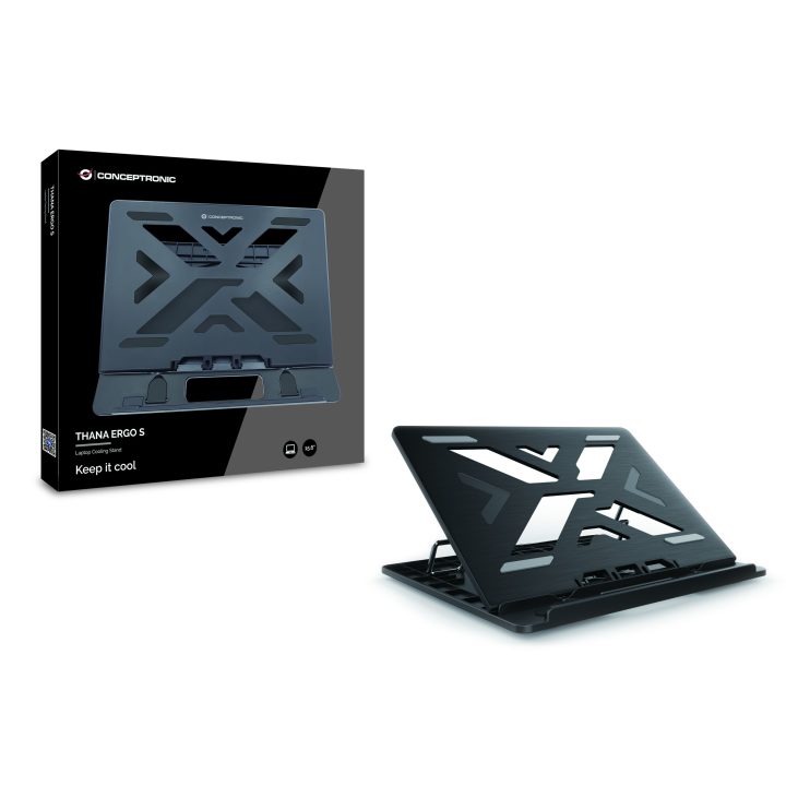 Conceptronic ERGO Laptop Cooling Stand Suporte para portátil Preto…