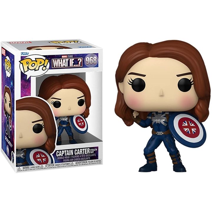 Funko Pop! Marvel – What If Capitã Carter Stealth Suit