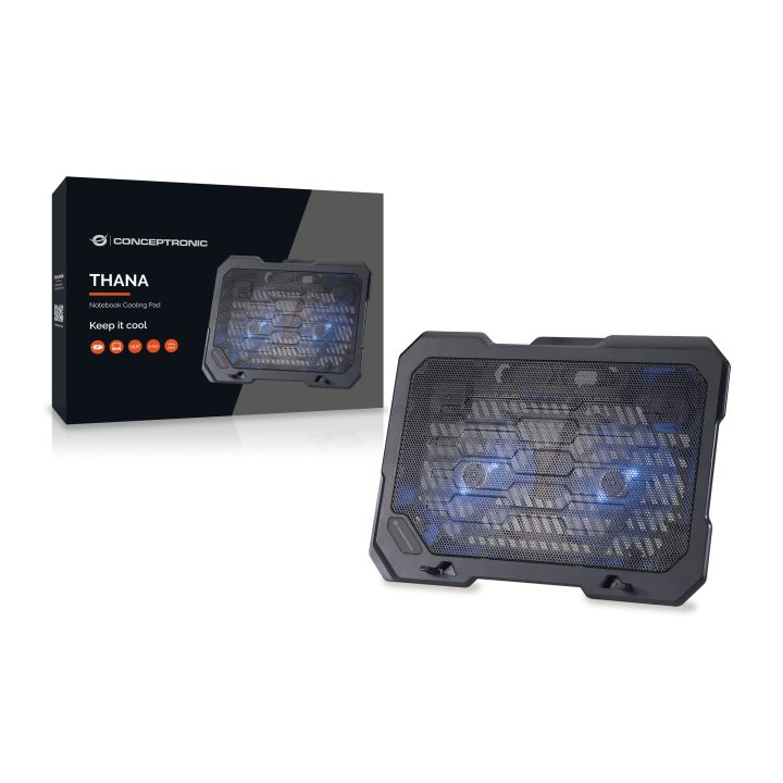 Conceptronic THANA01B Cooling Pad 15.6" Black