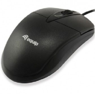 Equip 245102 rato de escritório ambidestro USB tipo A óptico 1000 DPI