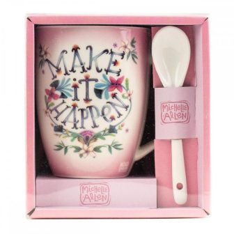 Enesco Make It Happen Mug with Spoon (D256)