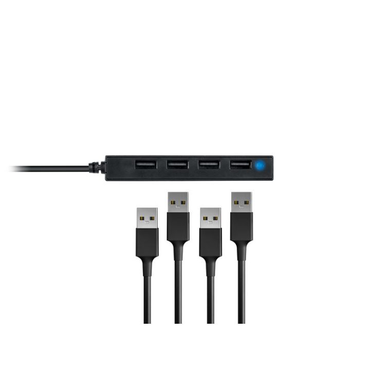 Conceptronic HUBBIES05B hub de interface USB 2.0 480 Mbit/s Preto