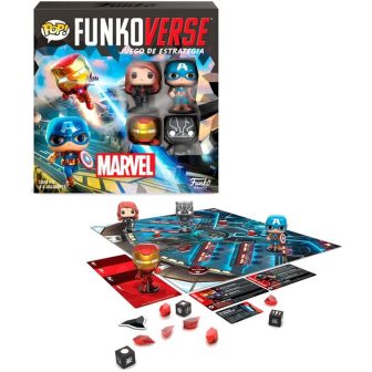 Funkoverse Marvel Game 100th Anniversary Edition Captain America Iron…