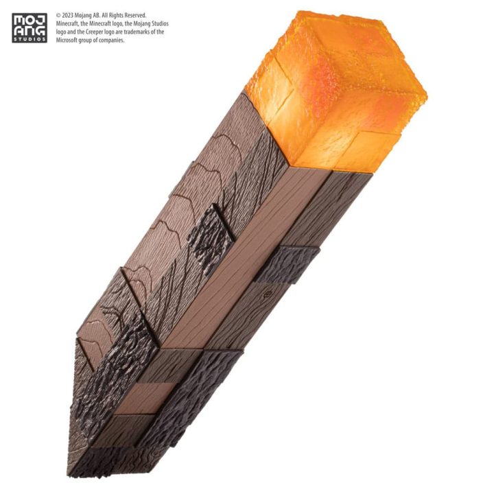 The Noble Collection Minecraft Glowing Torch Replica (NN3727)