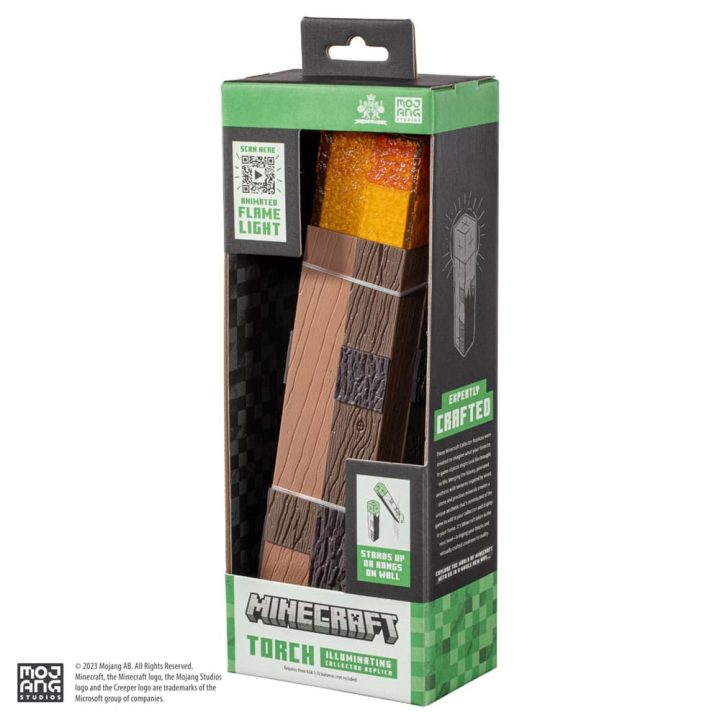 The Noble Collection Minecraft Glowing Torch Replica (NN3727)