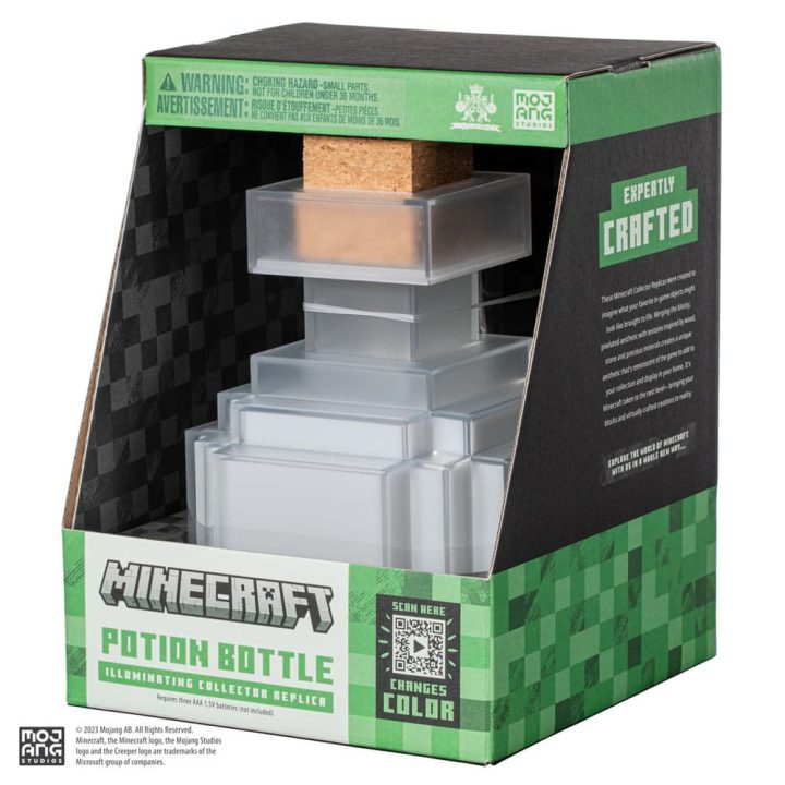 Réplica the noble collection minecraft poción luminosa (NN3729)